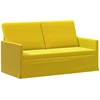 Sofa Sofos komplektas 2 vnt. Geltona Aksomas