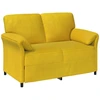 Sofa Sofos komplektas 2 vnt. Geltona Aksomas