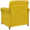 Sofa Sofos komplektas 2 vnt. Geltona Aksomas