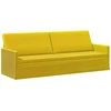 Sofa Sofos komplektas 2 vnt. Geltona Aksomas