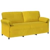 Sofa Sofos komplektas 2 vnt. Geltona Aksomas