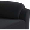 Sofa Sofos komplektas 2 vnt. Juoda Aksomas