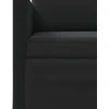 Sofa Sofos komplektas 2 vnt. Juoda Aksomas