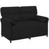 Sofa Sofos komplektas 2 vnt. Juoda Audinys
