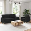 Sofa Sofos komplektas 2 vnt. Juoda Audinys