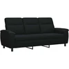 Sofa Sofos komplektas 2 vnt. Juoda Audinys