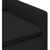 Sofa Sofos komplektas 2 vnt. Juoda Audinys