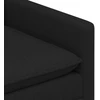 Sofa Sofos komplektas 2 vnt. Juoda Audinys