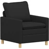 Sofa Sofos komplektas 2 vnt. Juoda Audinys