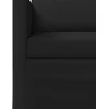 Sofa Sofos komplektas 2 vnt. Juoda Audinys