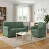 Sofa Sofos komplektas 2 vnt. Jūrinė žalia Aksomas