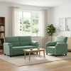 Sofa Sofos komplektas 2 vnt. Jūrinė žalia Aksomas