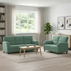 Sofa Sofos komplektas 2 vnt. Jūrinė žalia Aksomas