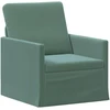 Sofa Sofos komplektas 2 vnt. Jūrinė žalia Aksomas