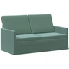 Sofa Sofos komplektas 2 vnt. Jūrinė žalia Aksomas