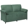 Sofa Sofos komplektas 2 vnt. Jūrinė žalia Aksomas