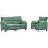 Sofa Sofos komplektas 2 vnt. Jūrinė žalia Aksomas