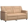 Sofa Sofos komplektas 2 vnt. Kapučino Dirbtinė oda