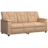 Sofa Sofos komplektas 2 vnt. Kapučino Dirbtinė oda