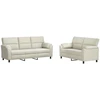 Sofa Sofos komplektas 2 vnt. Kreminė Aksomas