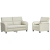 Sofa Sofos komplektas 2 vnt. Kreminė Aksomas