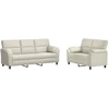 Sofa Sofos komplektas 2 vnt. Kreminė Aksomas