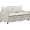 Sofa Sofos komplektas 2 vnt. Kreminė Aksomas