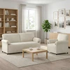 Sofa Sofos komplektas 2 vnt. Kreminė Aksomas