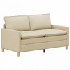 Sofa Sofos komplektas 2 vnt. Kreminė Audinys