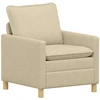 Sofa Sofos komplektas 2 vnt. Kreminė Audinys