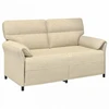 Sofa Sofos komplektas 2 vnt. Kreminė Audinys