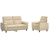Sofa Sofos komplektas 2 vnt. Kreminė Audinys
