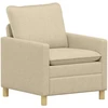 Sofa Sofos komplektas 2 vnt. Kreminė Audinys