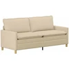 Sofa Sofos komplektas 2 vnt. Kreminė Audinys