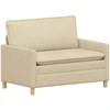 Sofa Sofos komplektas 2 vnt. Kreminė Audinys