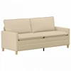 Sofa Sofos komplektas 2 vnt. Kreminė Audinys