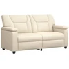 Sofa Sofos komplektas 2 vnt. Kreminė Dirbtinė oda