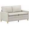 Sofa Sofos komplektas 2 vnt. Kreminė Poliesteris