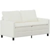 Sofa Sofos komplektas 2 vnt. Kreminė Poliesteris