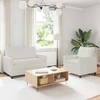 Sofa Sofos komplektas 2 vnt. Kreminė Poliesteris