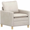 Sofa Sofos komplektas 2 vnt. Kreminė Poliesteris