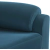 Sofa Sofos komplektas 2 vnt. Mėlyna Aksomas