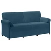 Sofa Sofos komplektas 2 vnt. Mėlyna Aksomas