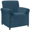 Sofa Sofos komplektas 2 vnt. Mėlyna Aksomas