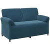 Sofa Sofos komplektas 2 vnt. Mėlyna Aksomas