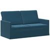 Sofa Sofos komplektas 2 vnt. Mėlyna Aksomas
