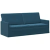 Sofa Sofos komplektas 2 vnt. Mėlyna Aksomas