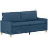 Sofa Sofos komplektas 2 vnt. Mėlyna Audinys