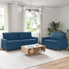 Sofa Sofos komplektas 2 vnt. Mėlyna Audinys