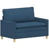 Sofa Sofos komplektas 2 vnt. Mėlyna Audinys